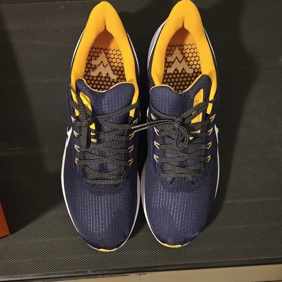 Nike Other - Nike Blue and Yellow Athletic Shoes with Breathable Mesh and Traditional Lacing